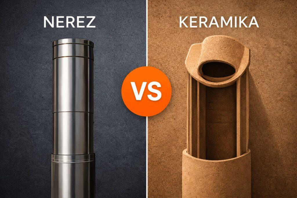 Nerezový vs. keramický komín – co je lepší volba?